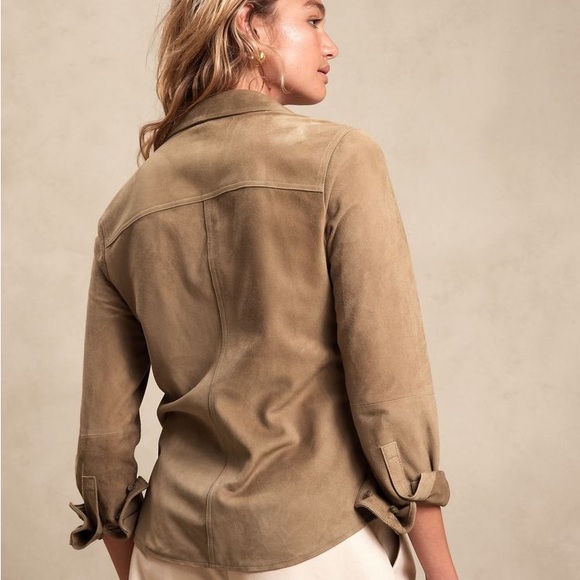Banana Republic TYROL SUEDE SHIRT - Picture 2 of 5